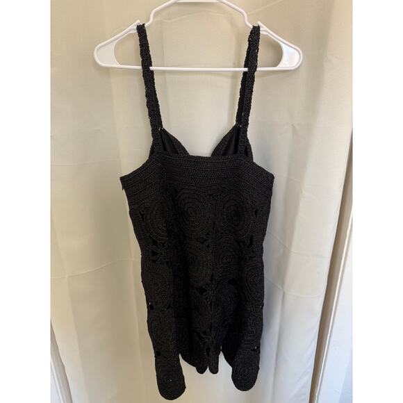 New NWT Simon Miller Beep Beep Crochet Black Mini Dress - Picture 5 of 7